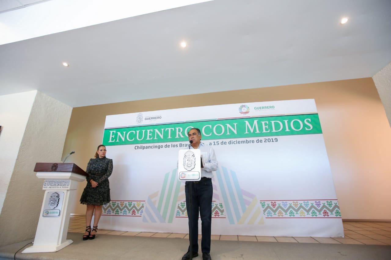 Reconoce Astudillo al Congreso de Guerrero por la aprobación del Presupuesto 2020