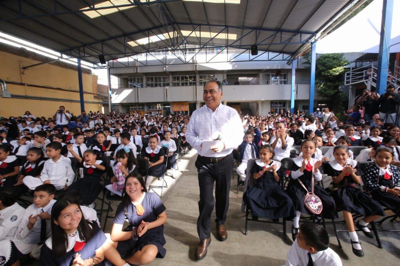 Inaugura Astudillo nuevas instalaciones en escuelas de Iguala, cuya inversión supera los 21 mdp