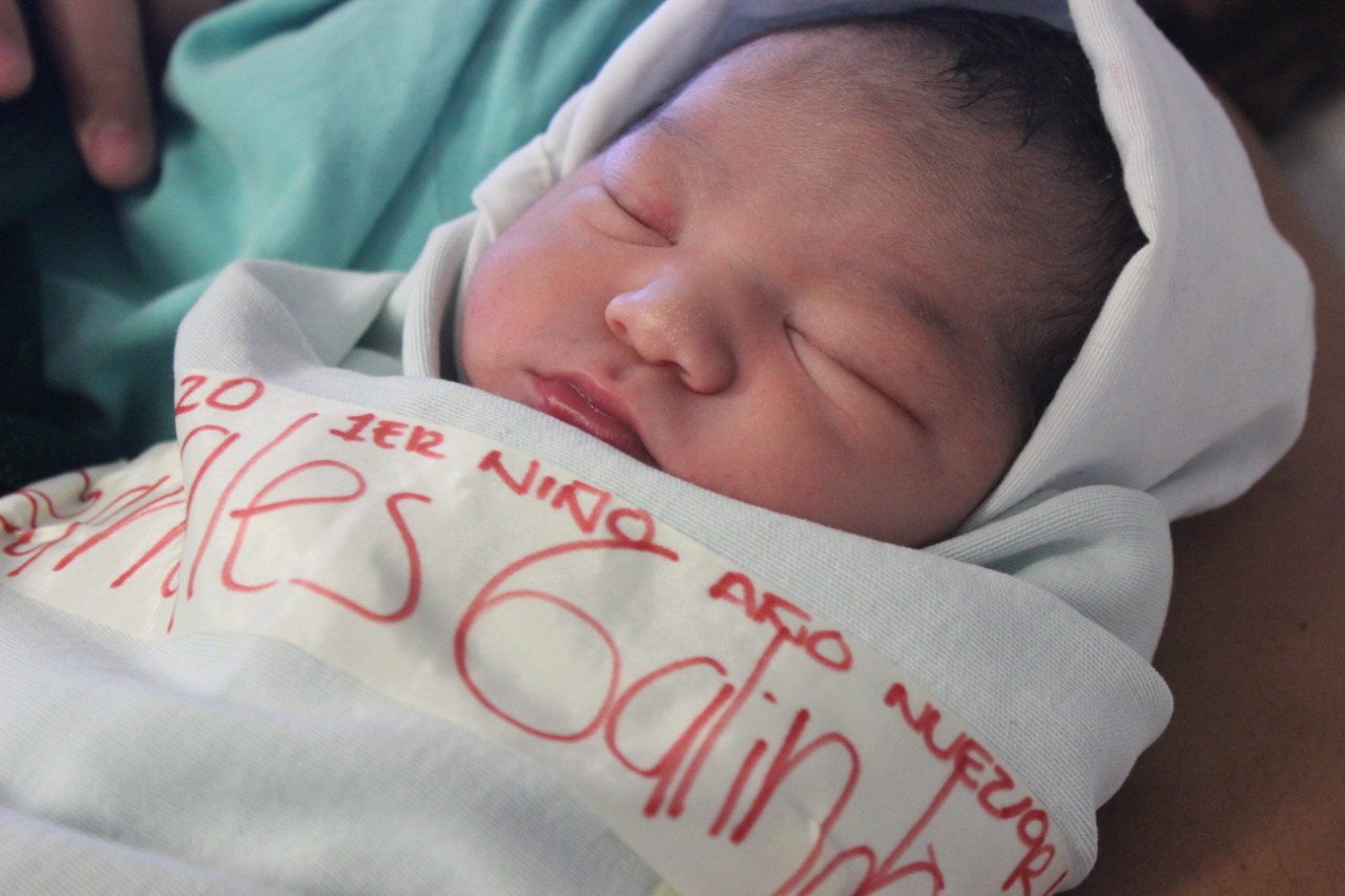 Sebastián, el primer bebé del 2020 en Guerrero