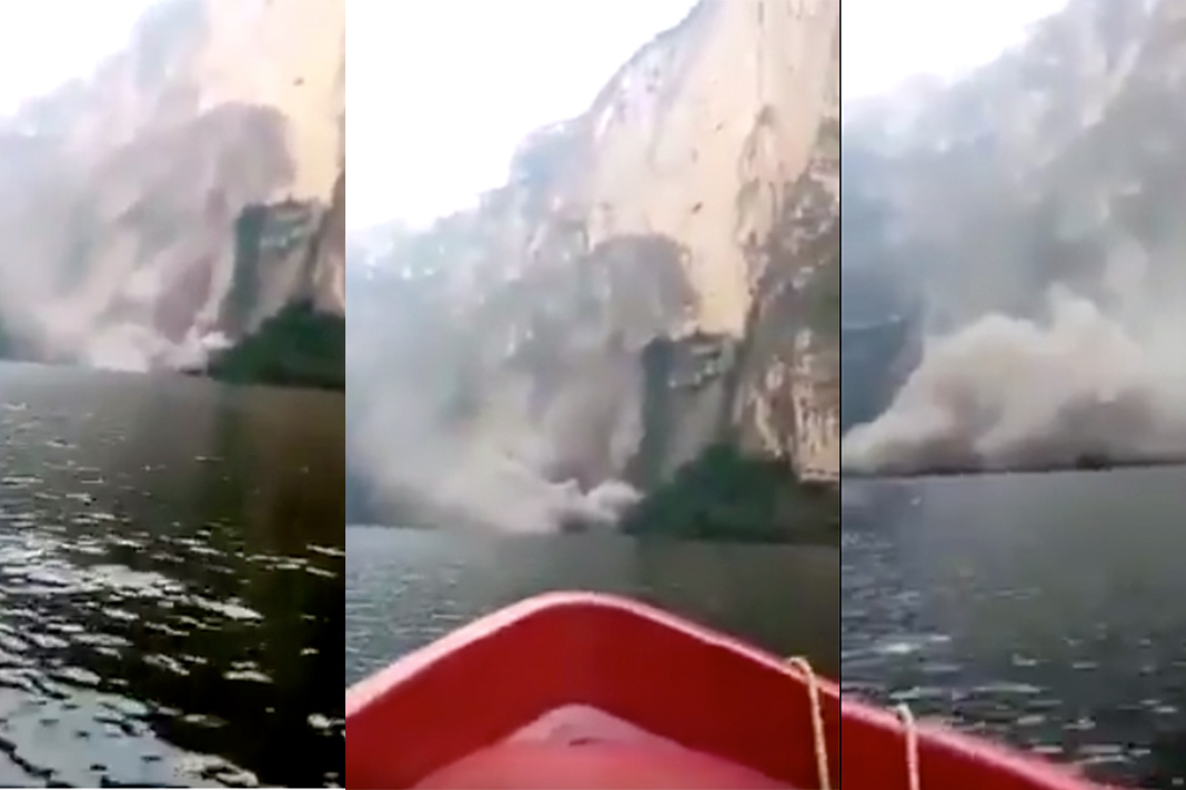Descartan riesgo en el Cañón del Sumidero tras el deslizamiento de sus paredes