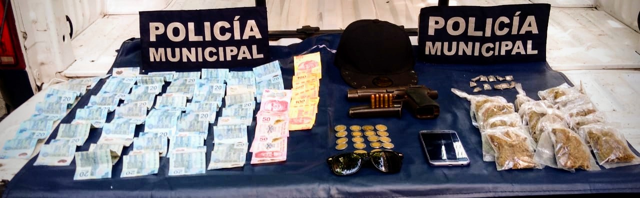 Lo captura con una 9 mm, droga y dinero en la zona Tradicional de Acapulco