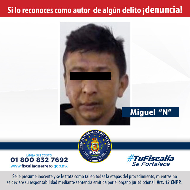 Le dan 18 años de cárcel a integrante de La Familia Michoacana por crimen en Taxco