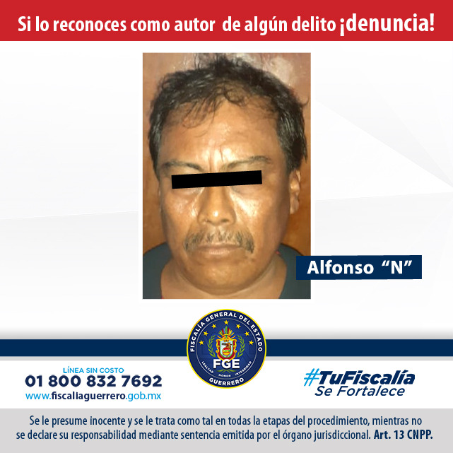 Fiscalía captura al “Chaparro” asesino de Acapulco