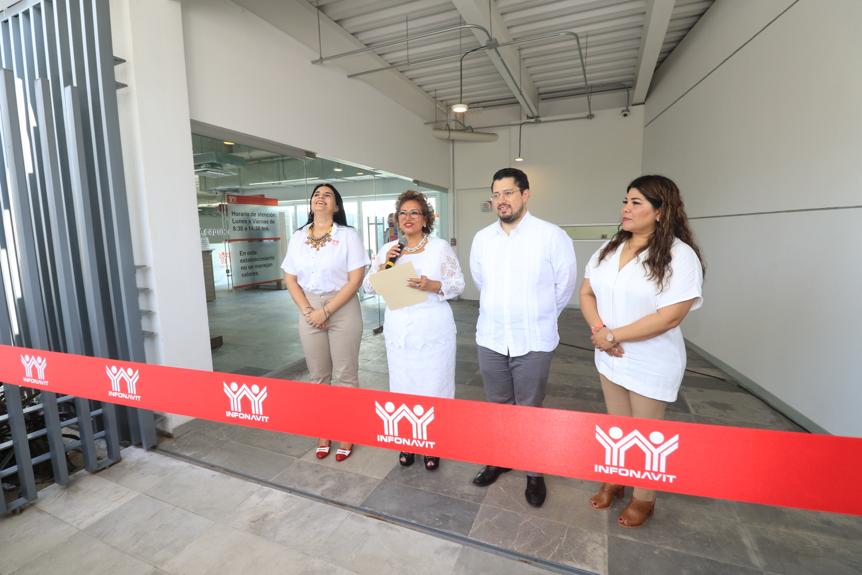 Inaugura Adela Román Ocampo nuevas oficinas del Infonavit en Acapulco