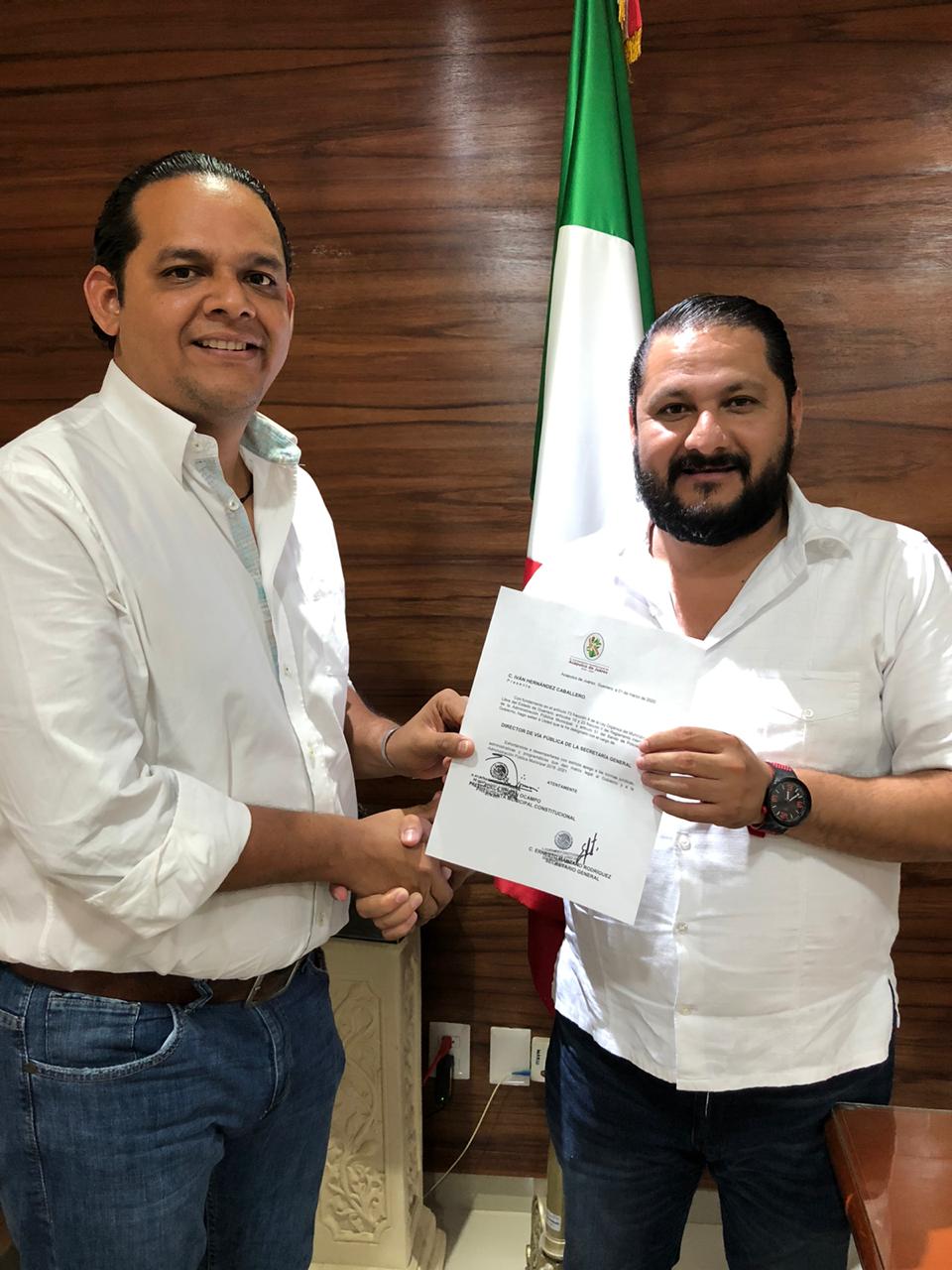 Iván Hernández Caballero, nuevo director de Vía Pública en Acapulco