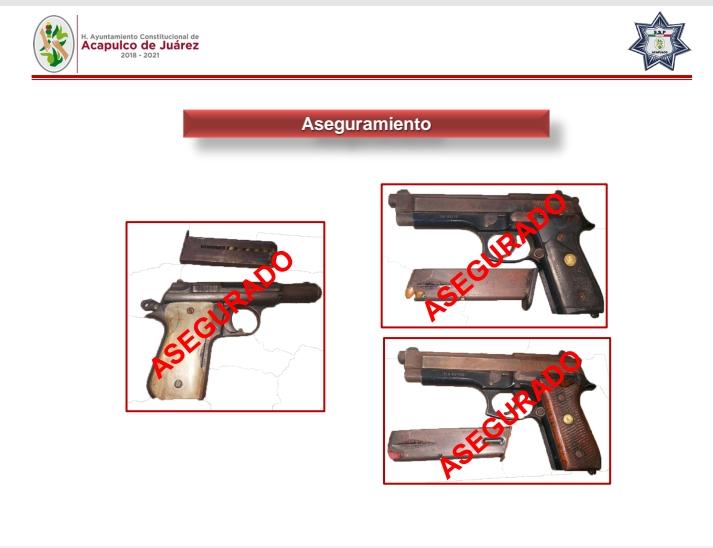 Capturan a 3 con armas en el mercado de Caletilla en Acapulco