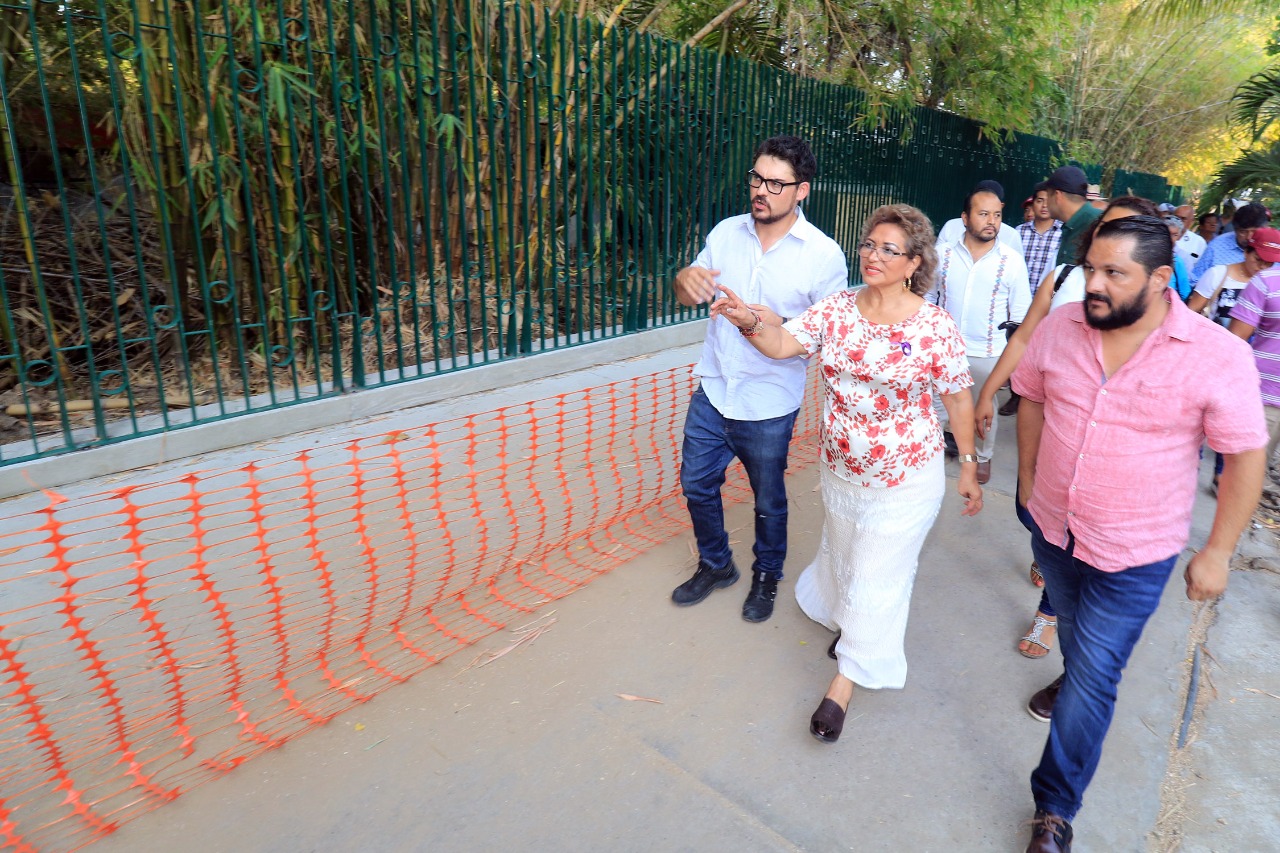 Barda perimetral del Parque Papagayo respeta entorno natural y urbano