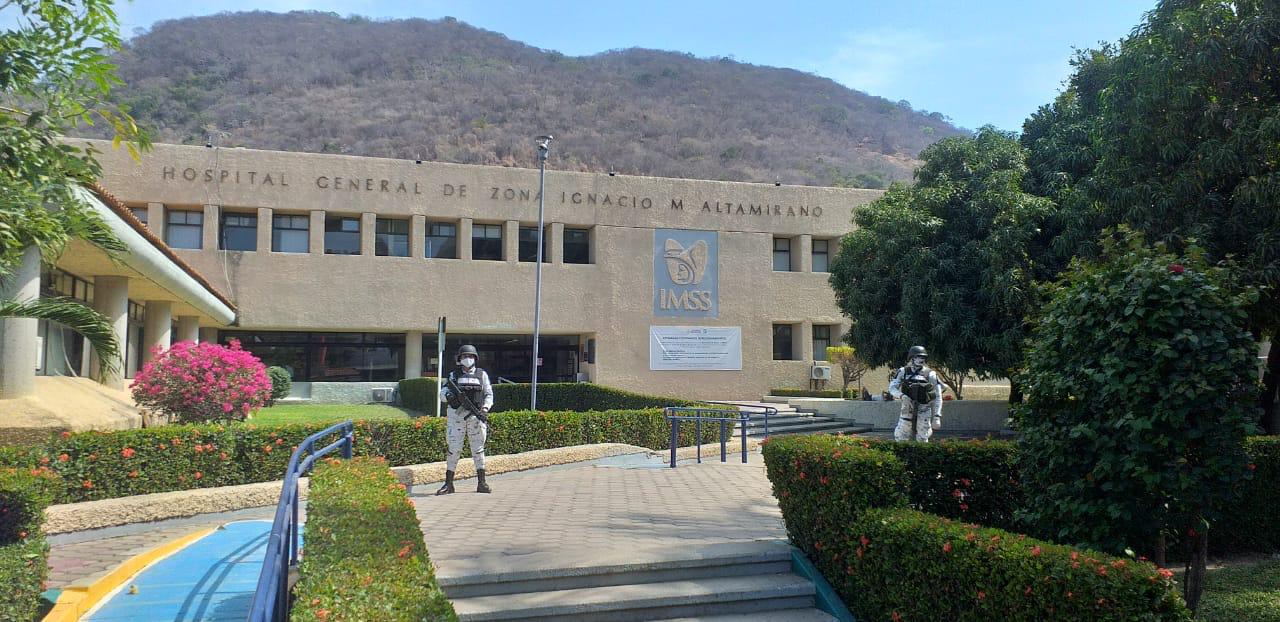 Efectivos de la Guardia Nacional resguardan 12 hospitales en Guerrero