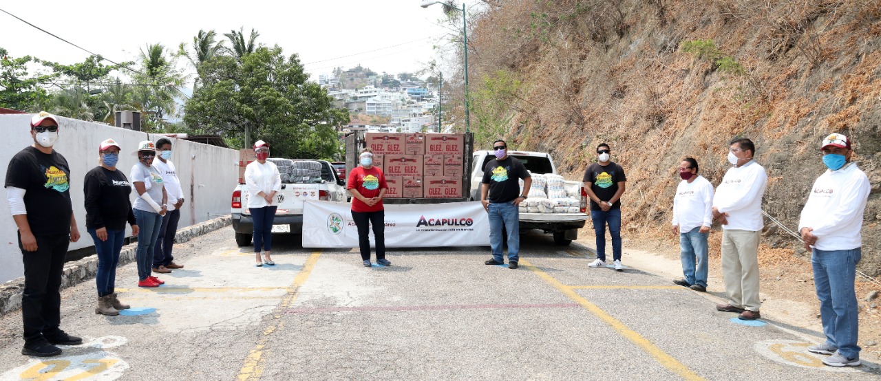 Donan más alimentos para Cocinas Comunitarias de Acapulco