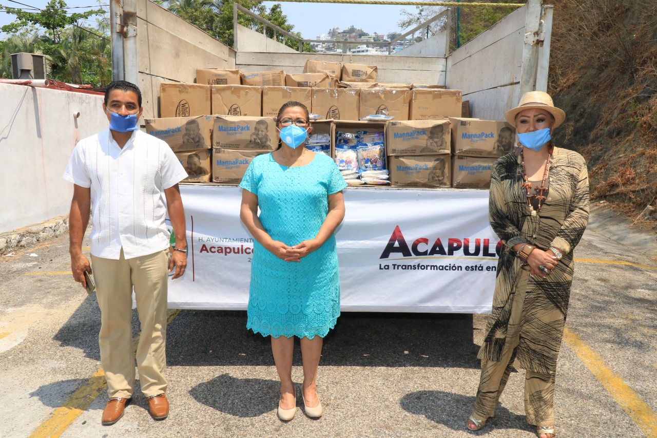 Dona sociedad civil arroz para cocinas comunitarias de Acapulco