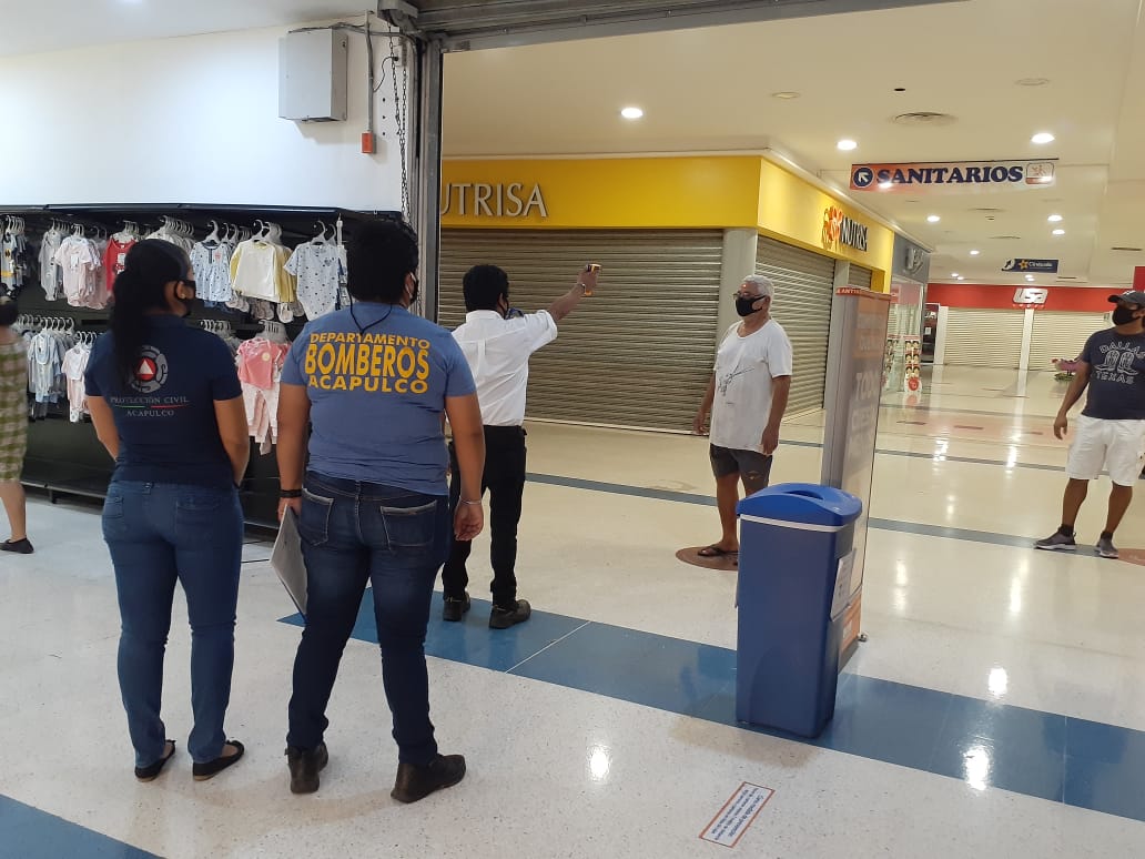 Notifican a 4 tiendas por incumplir medidas Covid-19 en Acapulco