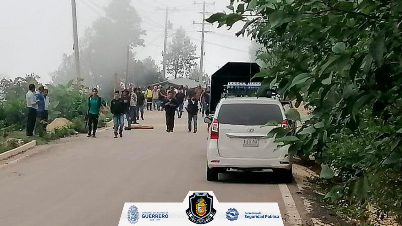 Policía Estatal vigila Malinaltepec por conflicto agrario en Alacatlatzala