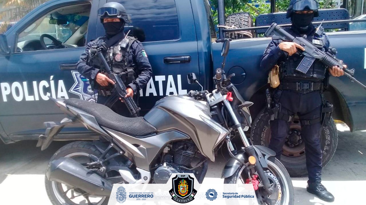 Policía Estatal y grupo ‘Jaguar’ aseguran 5 vehículos robados