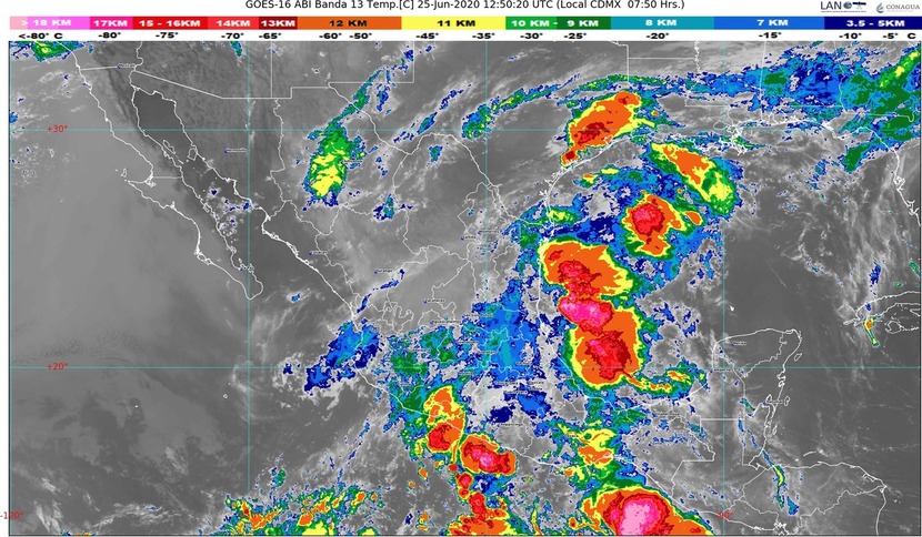 Se pronostican lluvias intensas para este jueves en Acapulco