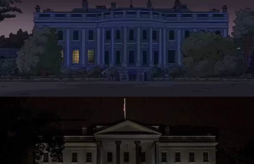 ¿’Los Simpson’ predijeron la Casa Blanca con las luces apagadas?