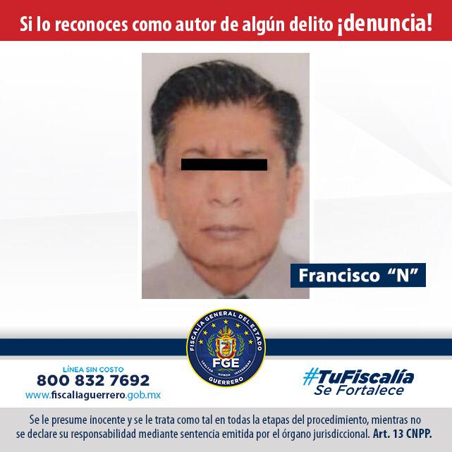 FGE manda a prisión a violador en Chilpancingo