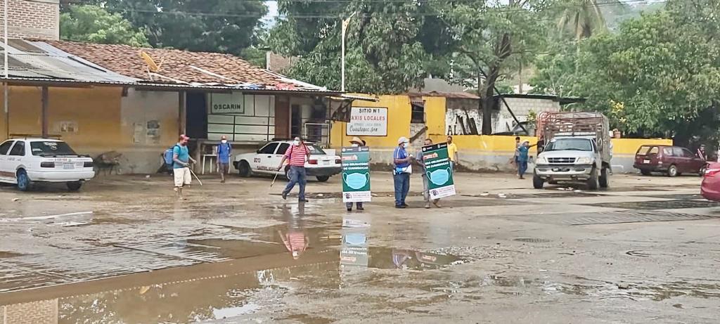 Refuerzan limpieza y sanitización en municipios de Guerrero