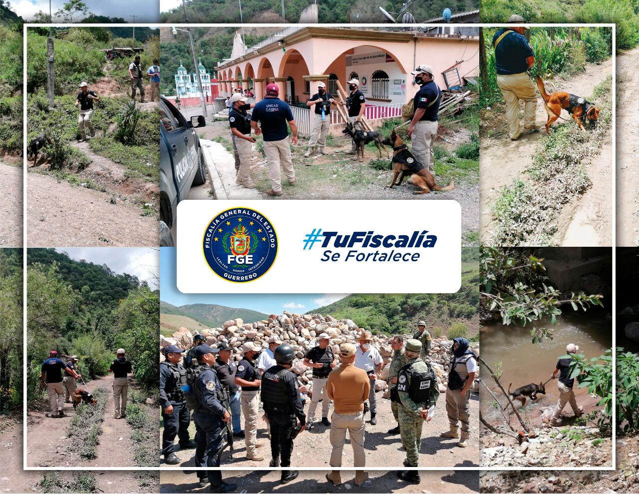 FGE continua búsqueda de tres personas en Cochoapa el Grande