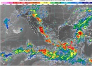 Se prevén lluvias puntuales intensas en Guerrero para esta noche y madrugada del domingo