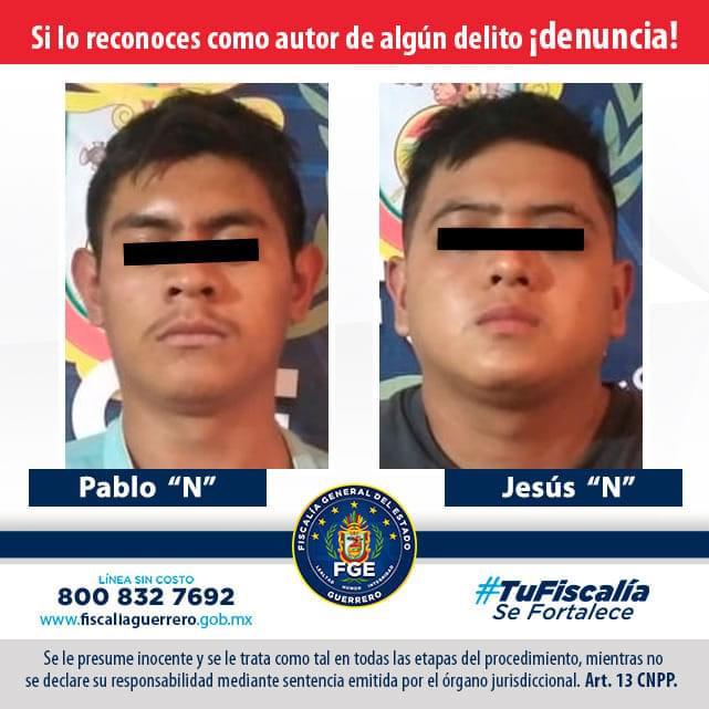 FGE captura a presuntos extorsionadores en Taxco