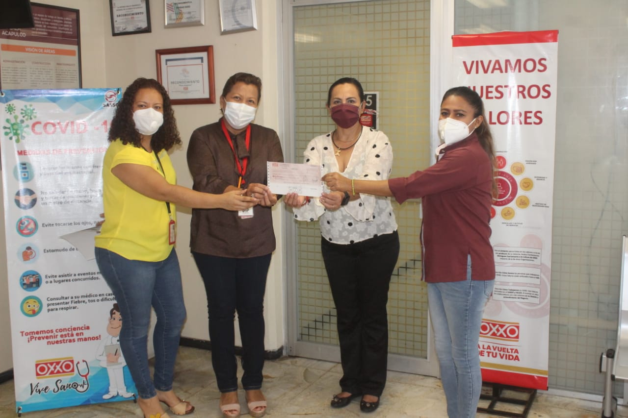 Sí funciona redondeo que aplica tiendas OXXO, van al DIF Acapulco Sí funciona redondeo que aplica tiendas OXXO, van al DIF Acapulco