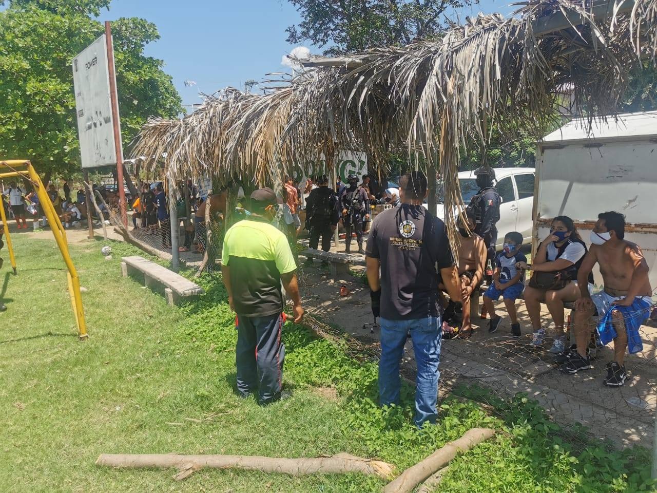 Dispersa PC a 150 asistentes a partido de futbol en Acapulco