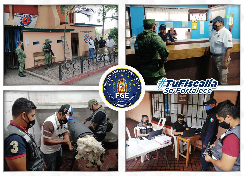 FGE y SEDENA, inicia registro de huella balística a policías municipales de Huitzuco