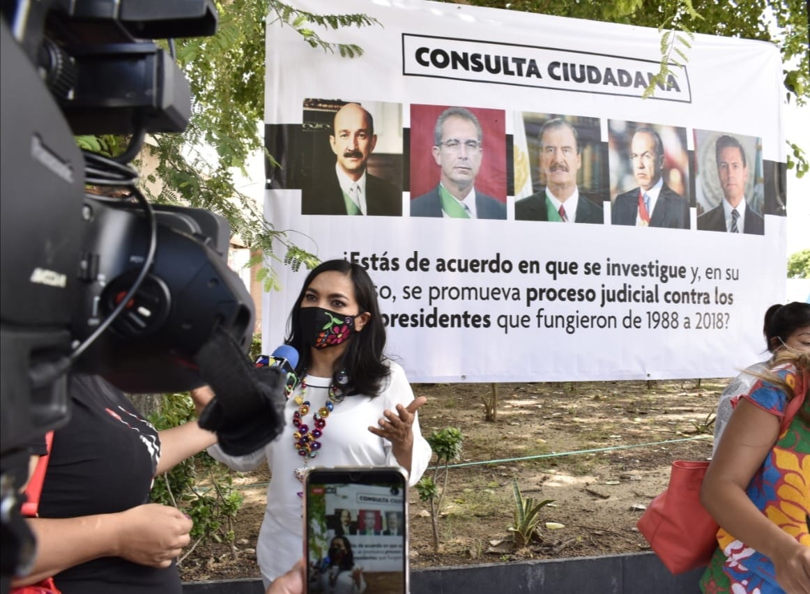 Beatriz Mojica inicia recolección de firmas para enjuiciar a expresidentes