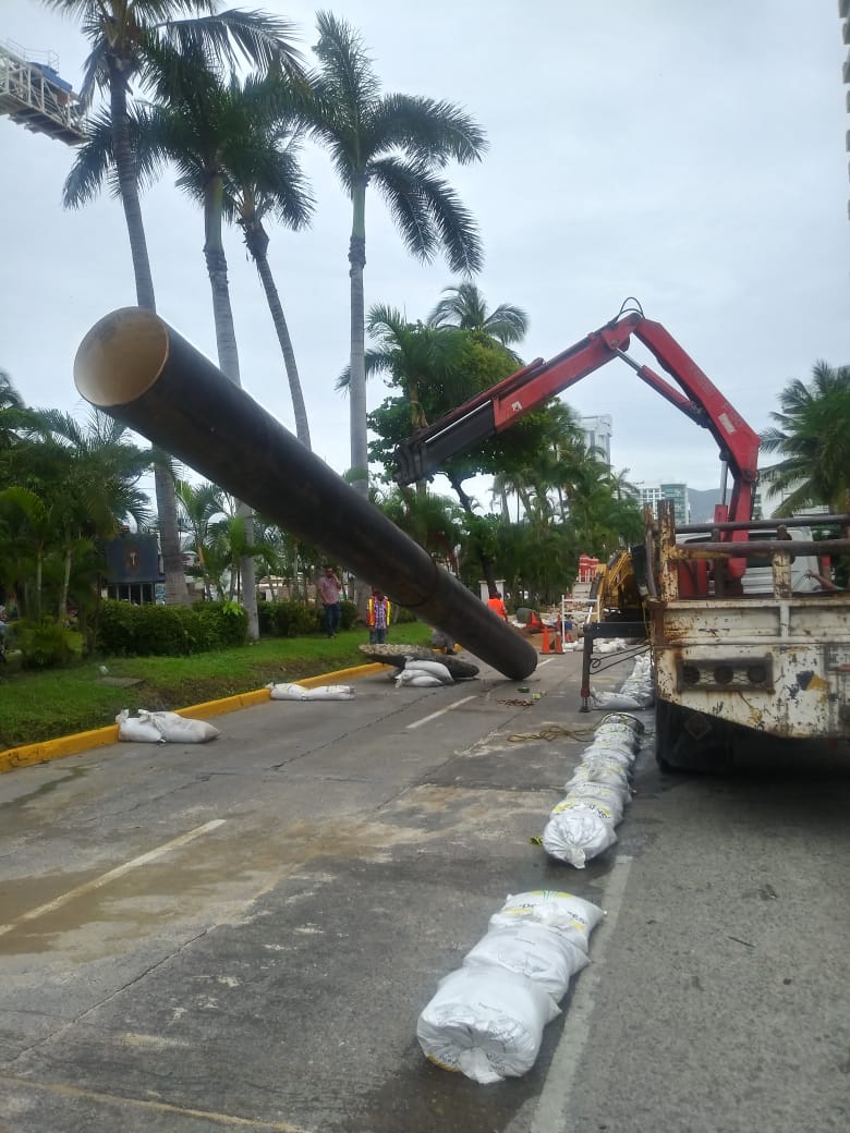 Concluye Capama obra emergente en colector sanitario Nao Trinidad