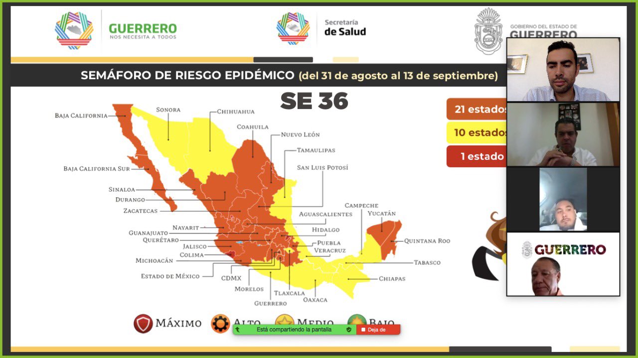 Se abrirá el 50 y el 60% de negocios al aire libre en Guerrero