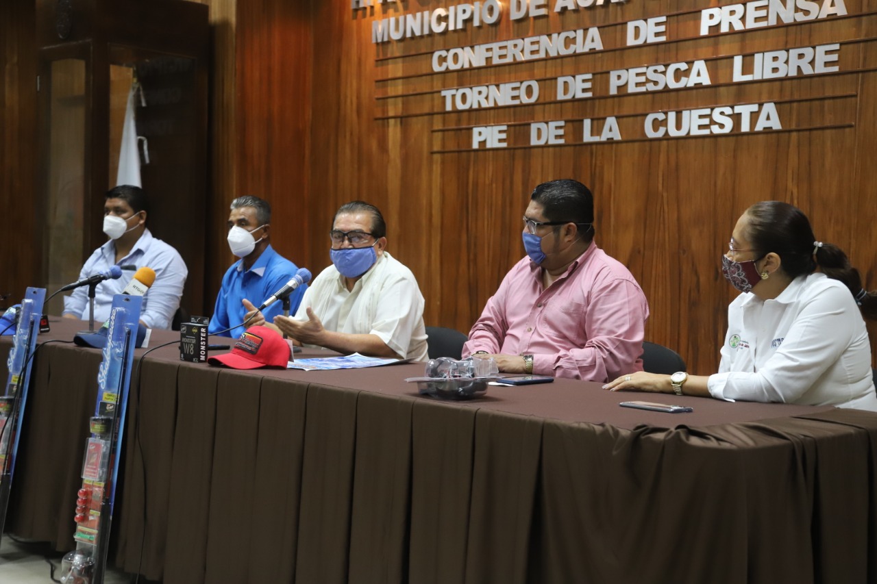 Anuncia Turismo Municipal Torneo de Pesca Libre en Pie de la Cuesta