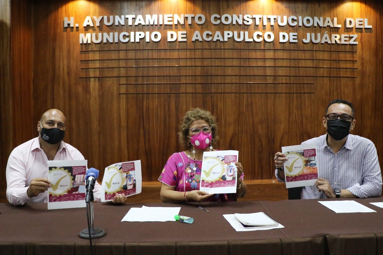 Acuerda Adela Román con restauranteros acciones contra el COVID-19