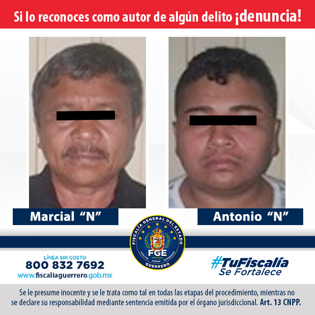 FGE logra sentencia de 60 años en contra de dos secuestradores en Acapulco