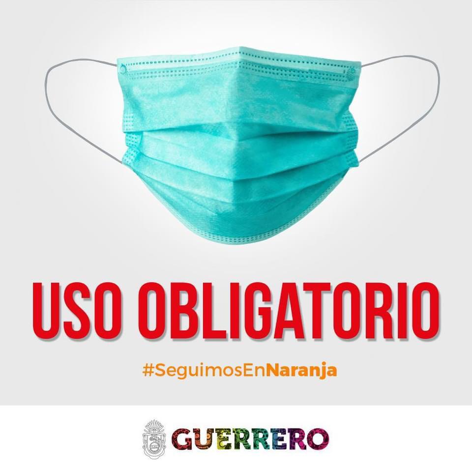 Cubrebocas en Guerrero es obligatorio