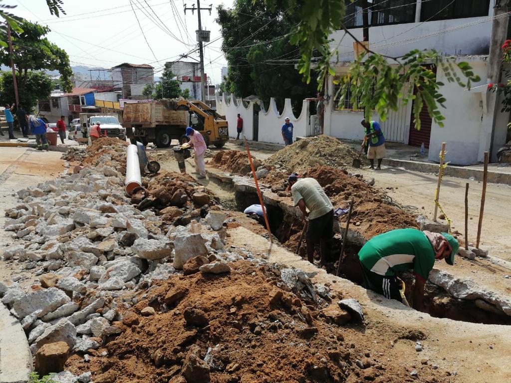 Concluye Capama rehabilitación sanitaria en avenida Flamingos