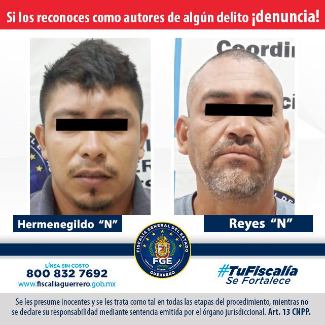 FGE obtiene proceso contra dos presuntos asesinos en Iguala