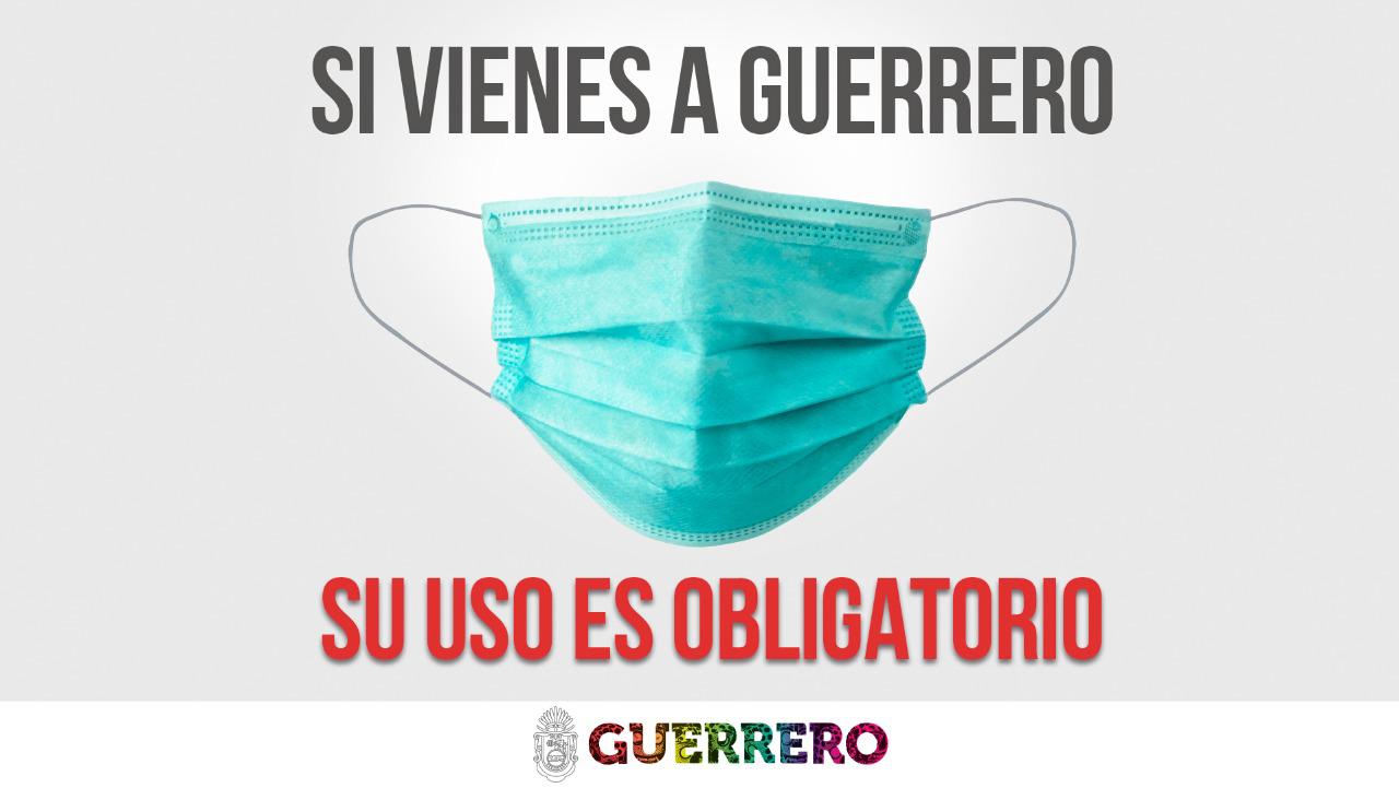 Exhortan a visitantes usar cubrebocas en Guerrero