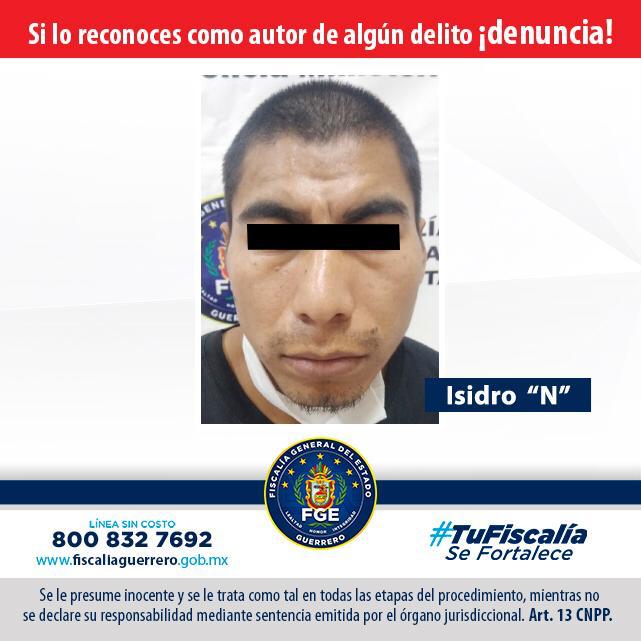 FGE detiene a violador en Petaquillas