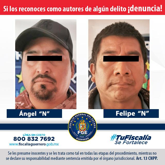 FGE detiene a dos presuntos secuestradores en la Montaña FGE detiene a dos presuntos secuestradores en la Montaña