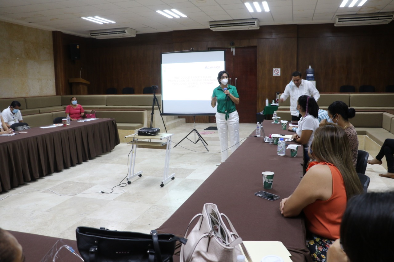 Refuerzan protocolos sanitarios en el Ayuntamiento de Acapulco