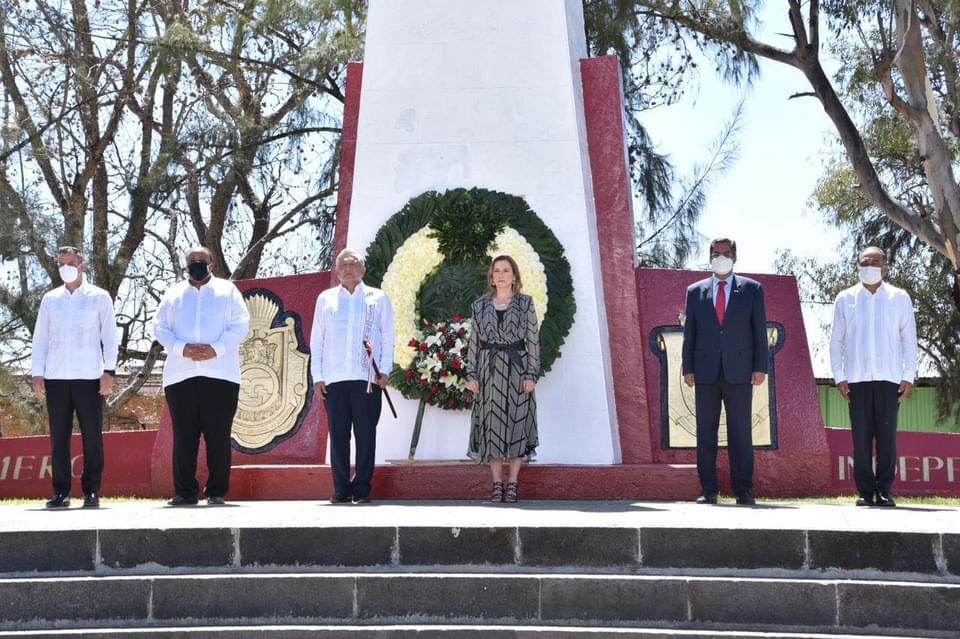 Celebran 190 aniversario luctuoso de Vicente Guerrero Saldaña