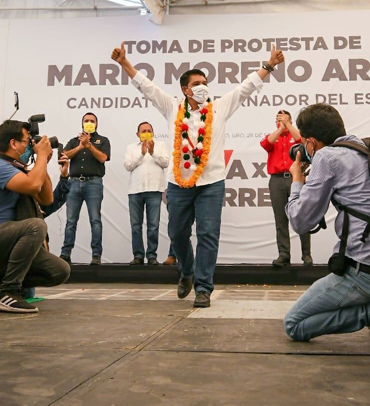 Mario Moreno  se registra y es candidato a gobernador