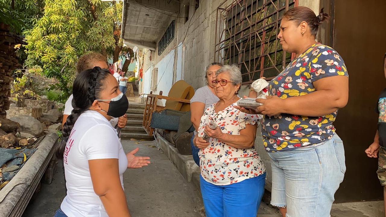 Más de 30 colonias, barrios y comunidades del Distrito Local 03 ha recorrido Milly Ramírez