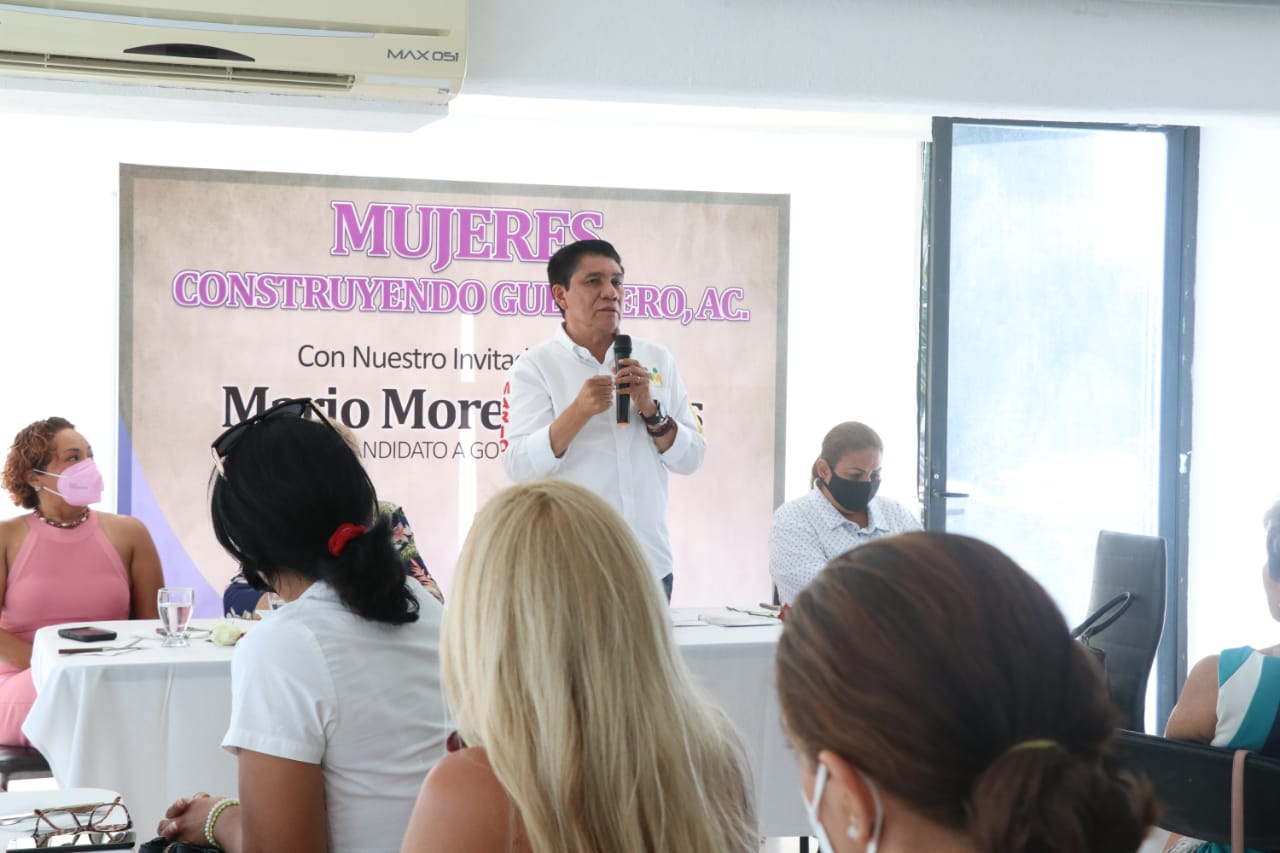 Un gobernador propositivo y que impulse a las mujeres, compromete Mario Moreno