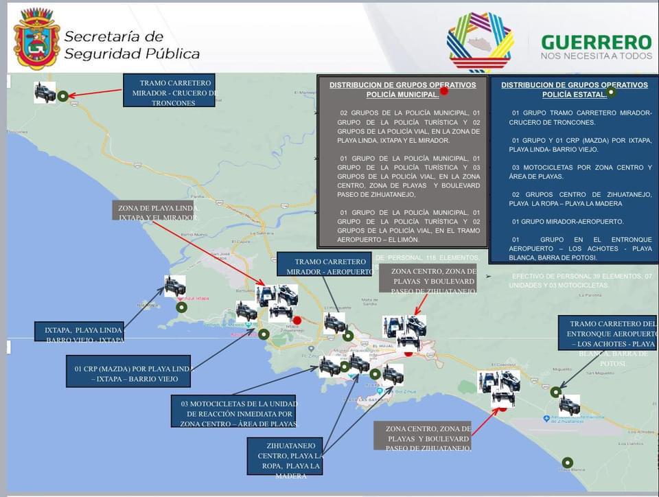 Disminuyen delitos en la Costa Grande de Guerrero