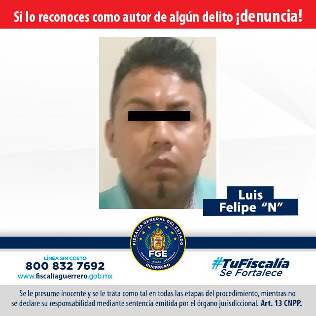 FGE logra proceso para presunto secuestrador en Chilpancingo