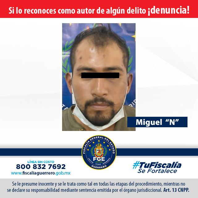FGE detiene a violador en Chilpancingo