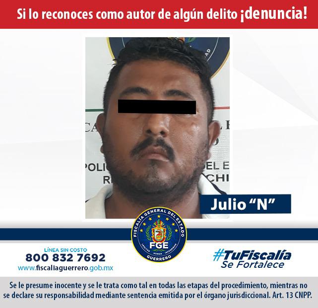 FGE obtuvo proceso para asesino en Costa Chica