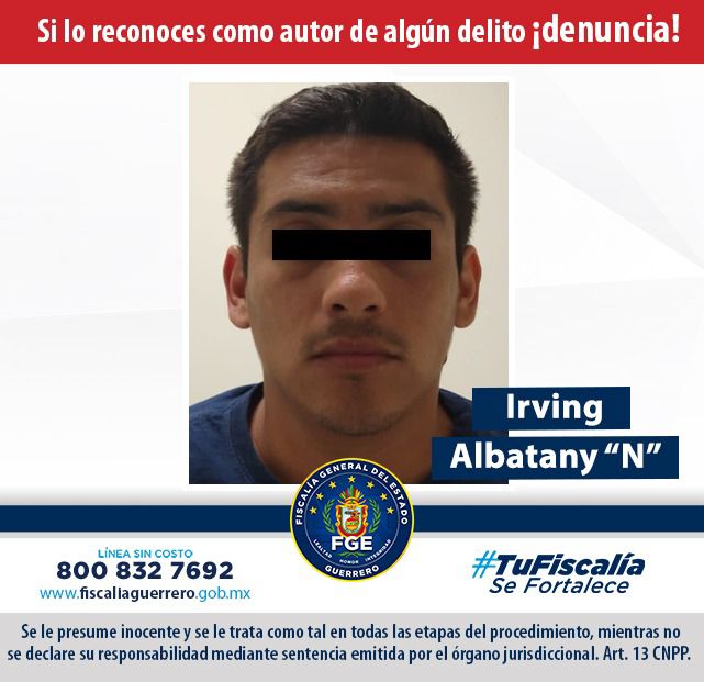 FGE obtiene proceso para extorsionador en Acapulco