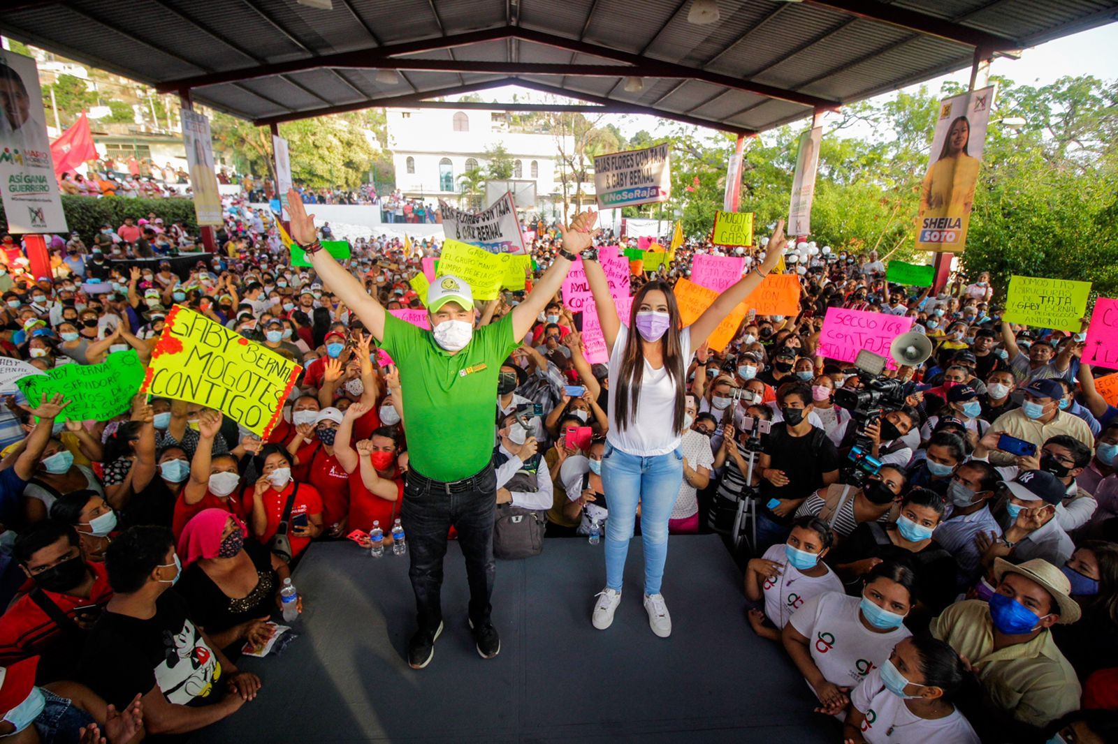 Cierra campaña Ricardo Taja en la zona poniente de Acapulco
